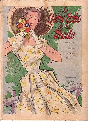Le Petit Echo de la Mode. Hebdomadaire. No. 28 15 Juillet 1951.