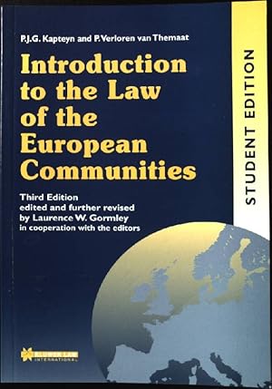Bild des Verkufers fr Introduction to the Law of the European Communities zum Verkauf von books4less (Versandantiquariat Petra Gros GmbH & Co. KG)