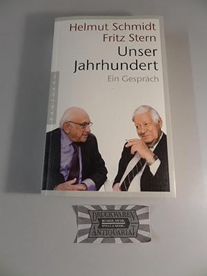 Seller image for Unser Jahrhundert - Ein Gesprch. for sale by Druckwaren Antiquariat