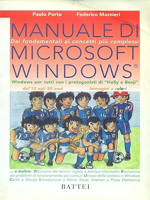 Bild des Verkufers fr Manuale di microsoft windows zum Verkauf von Librodifaccia