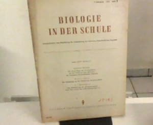 Bild des Verkufers fr Biologie in der Schule. 3. Jahrg. - 1954 - Heft 1. zum Verkauf von Zellibooks. Zentrallager Delbrck