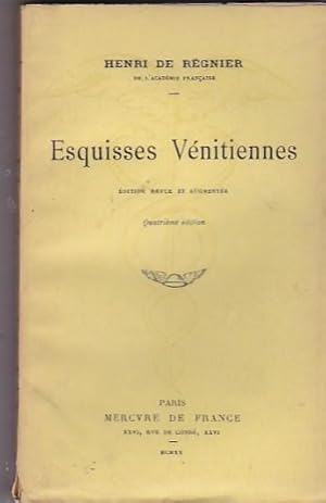 Image du vendeur pour Esquisses vnitiennes mis en vente par LIBRERA GULLIVER