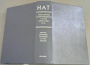 Seller image for HAT: Verklarende handwoordeboek van die Afrikaanse taal (Afrikaans Edition) for sale by Chapter 1