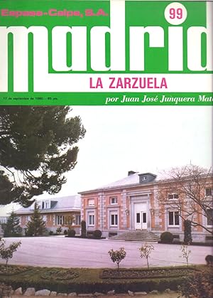 Immagine del venditore per LA ZARZUELA - SOCIOLOGIA, HISTORIA, VIDA , ARQUITECTURA DE ESTE DISTRITO DE MADRID - venduto da Libreria 7 Soles