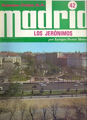 Bild des Verkufers fr LOS JERONIMOS - SOCIOLOGIA, HISTORIA, VIDA , ARQUITECTURA DE ESTE DISTRITO DE MADRID - zum Verkauf von Libreria 7 Soles