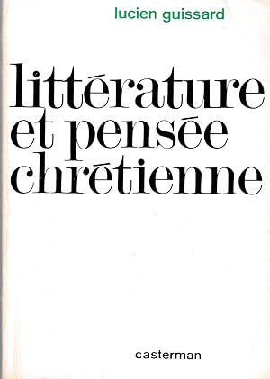 Littérature et pensée chrétienne