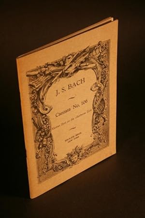 Immagine del venditore per Gottes Zeit ist die allerbeste Zeit, Cantata no. 106. venduto da Steven Wolfe Books