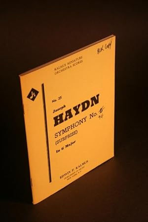 Immagine del venditore per Symphony no. 6 (Surprise) in G major. venduto da Steven Wolfe Books