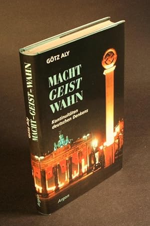 Immagine del venditore per Macht - Geist - Wahn: Kontinuitten deutschen Denkens. venduto da Steven Wolfe Books