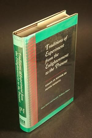 Immagine del venditore per Traditions of experiment from the enlightenment to the present : essays in honor of Peter Demetz. Edited by Nancy Kaiser and David E. Wellbery venduto da Steven Wolfe Books