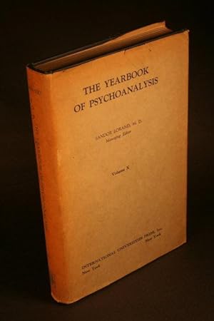 Bild des Verkufers fr The Yearbook of Psychoanalysis, Volume 10, 1954. zum Verkauf von Steven Wolfe Books
