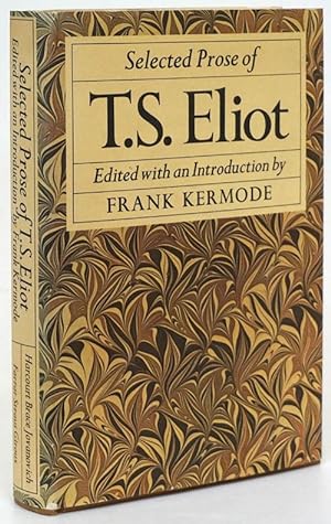 Image du vendeur pour Selected Prose of T. S. Eliot mis en vente par Good Books In The Woods