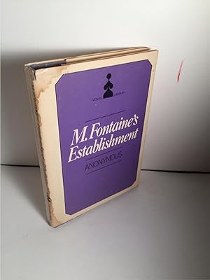 Immagine del venditore per M. FONTAINE'S ESTABLISHMENT venduto da Abound Book Company