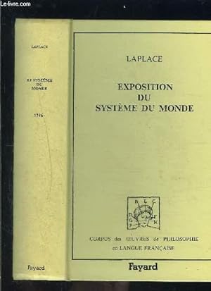 Seller image for EXPOSITION DU SYSTEME DU MONDE for sale by Le-Livre
