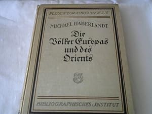 Bild des Verkufers fr Die Vlker Europas und des Orients. Sterlin. Mit 35 Abb., in Holzschnitt und Kupfertzung auf 8 Tafeln. zum Verkauf von Versandhandel Rosemarie Wassmann