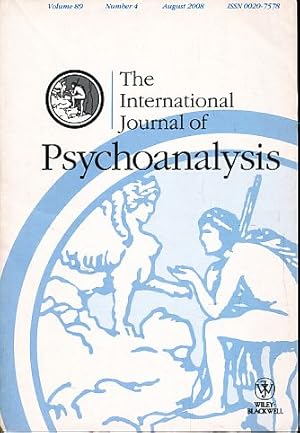 Image du vendeur pour The International Journal of Psychoanalysis Vol. 89, 2008. Number 4. mis en vente par Fundus-Online GbR Borkert Schwarz Zerfa