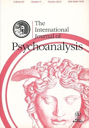 Image du vendeur pour The International Journal of Psychoanalysis Vol. 93, 2012. Number 5. mis en vente par Fundus-Online GbR Borkert Schwarz Zerfa