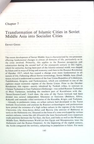 Bild des Verkufers fr Transformation of Isalmic Cities in Soviet Middle Asia into Socialist Cities; zum Verkauf von books4less (Versandantiquariat Petra Gros GmbH & Co. KG)