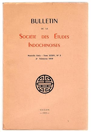 Seller image for WOU TSO-T'IEN (Nouveau livre des T'ang) Bulletin de la Societe des Etudes Indochinoises Nouvelle Serie for sale by Pam's Fine Books