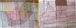 Rand-McNally Indexed Pocket Map of South Africa Accompanied with Large Scale Maps of The Seat of ...