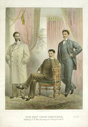 VERY LARGE SIZE MEN'S FASHION: The New York Monthly. June 1878.