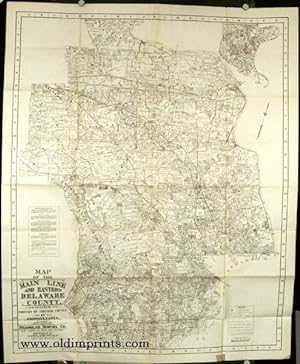 Franklin's Map of Main Line, Eastern Delaware County and Portions of Chester County. Map title: M...