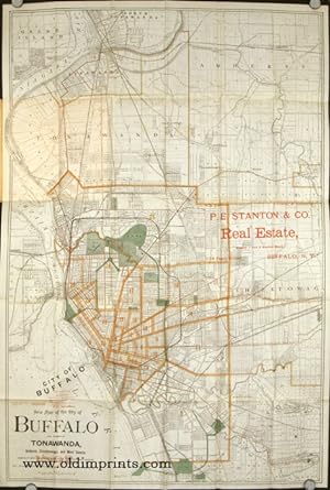 The Matthews Northrup Co's New Map of the City of Buffalo and Vicinity. 1892. Map title: New Map ...