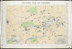 "Geographia" Picture Map of London. (Map title: Picture Map of London).