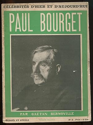 Imagen del vendedor de Paul Bourget a la venta por LibrairieLaLettre2