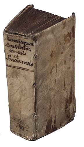 Pharmacopoea Amstelredamensis, senatus auctoritate munita & recognita. Editio quinta.Amsterdam, J...