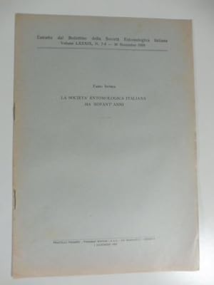 La societa' entomologica italiana ha novant'anni