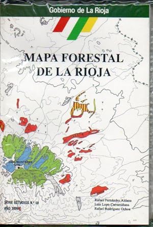 Image du vendeur pour MAPA FORESTAL DE LA RIOJA. Carpeta plstica con libro y plano. mis en vente par angeles sancha libros