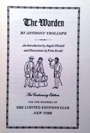 Seller image for THE WARDEN for sale by Charles Agvent,   est. 1987,  ABAA, ILAB