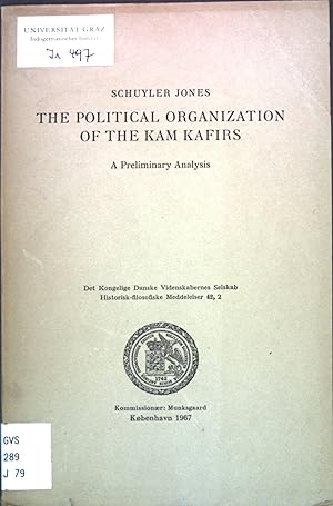 Seller image for The Political Organization of the Kam Karfis: A Preliminary Analysis for sale by books4less (Versandantiquariat Petra Gros GmbH & Co. KG)