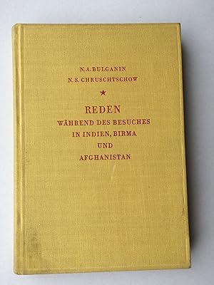 Imagen del vendedor de Reden whrend des Besuches in Indien, Birma und Afghanistan. November und Dezember 1955 a la venta por Bildungsbuch