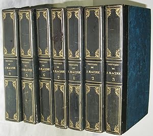 Racine's Oeuvres - (7 Volumes bound in Leather, Very Good)