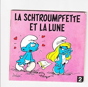 La Schtroumpfette et la lune