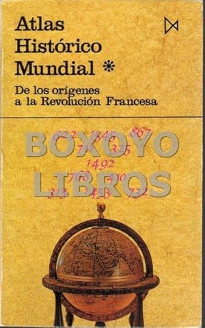 Imagen del vendedor de Atlas histrico mundial.* De los orgenes a la Recolucin Francesa a la venta por Boxoyo Libros S.L.