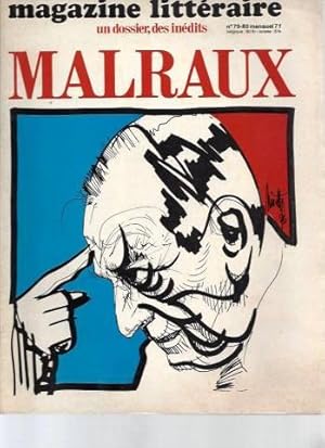 Magazine Littéraire - N°79-80 : Un dossier des inédits - Malraux