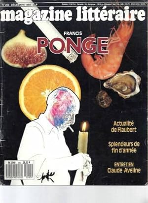 Magazine Littéraire - N°260 : Francis Ponge