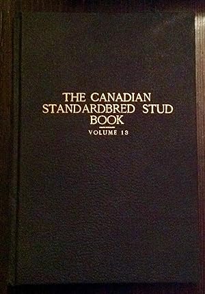 The Canadian Standardbred Stud Book, Volume 13