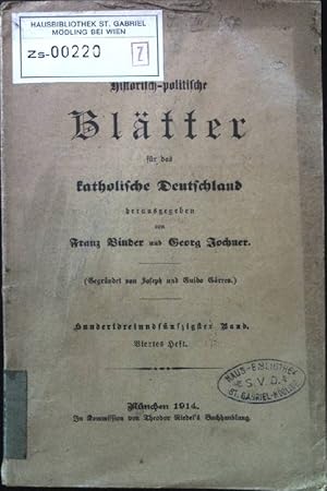 Bild des Verkufers fr Die Austritte aus der evangelischen Landeskirche; in: 153. Band, 5. Heft Historisch-politische Bltter fr das katholische Deutschland; zum Verkauf von books4less (Versandantiquariat Petra Gros GmbH & Co. KG)