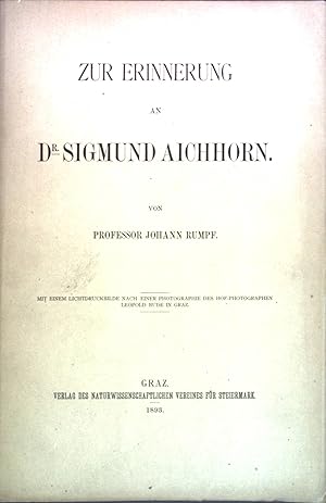 Zur Erinnerung an Dr. Sigmund Aichhorn