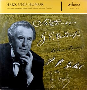 Imagen del vendedor de Herz und Humor. Joseph Plaut liest Daudet, Fontane, Hebel, Andersen und Anton Tschechow. a la venta por Rheinlandia Verlag
