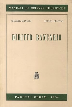 Seller image for Diritto bancario. for sale by Libreria Oreste Gozzini snc