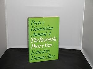 Seller image for Poetry Dimension Annual 4 The Best of the Poetry Year with presentation Inscription to Giles Gordon, a contributor to the collection, from the Editor, Dannie Abse for sale by Provan Books