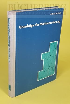 Imagen del vendedor de Grundzge der Matrizenrechnung a la venta por Bcherberg Antiquariat