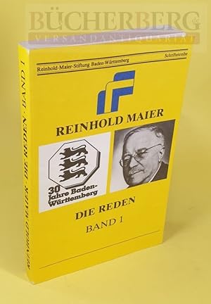 Die Reden. Eine Auswahl Band 1 Einleitung, Zusammenstellung und verbindender Text von Wilhelm Hof...