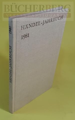 Händel-Jahrbuch 1981