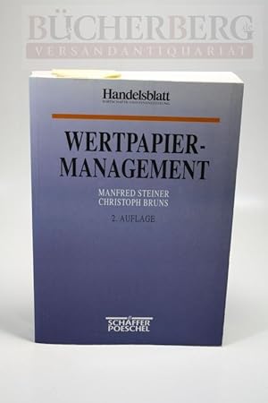 Seller image for Wertpapiermanagement for sale by Bcherberg Antiquariat